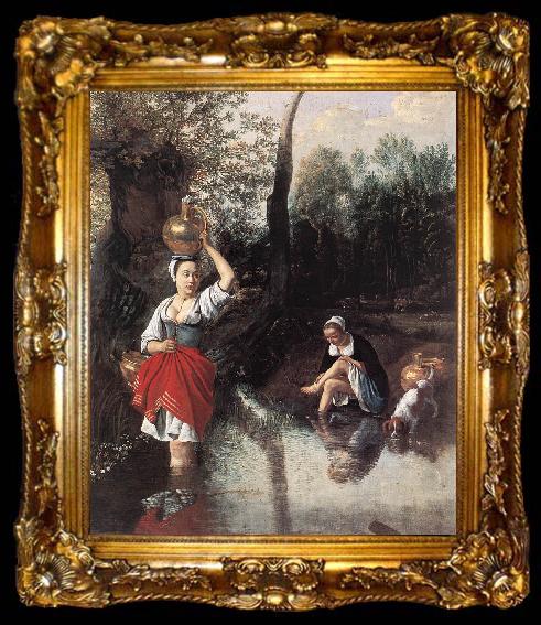 framed  SIBERECHTS, Jan The Wager ar, ta009-2
